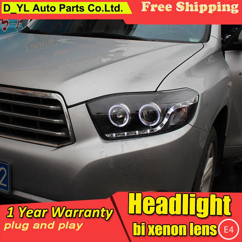 DY_L Car Styling Head lamp for Toyota Highlander 2009-2011 LED Headlight DRL H7/D2H HID Xenon bi xenon lens
DY_L Car Styling Head lamp for Toyota Highlander 2009-2011 LED Headlight DRL H7/D2H HID Xenon bi xenon lens