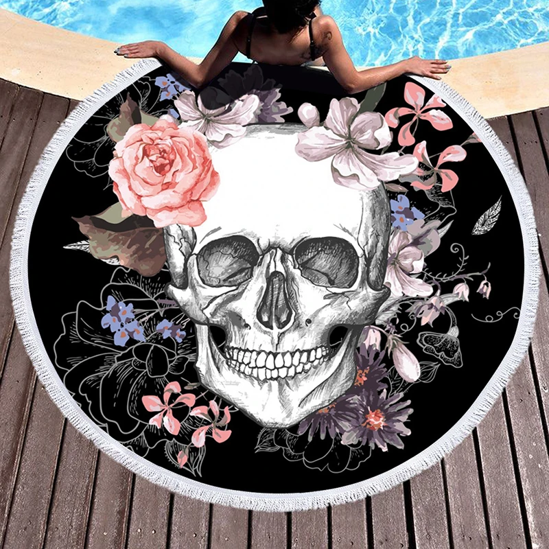 Sugar Skull Round Beach Towel Floral Tassel Yoga Mat Round Blanket Macrame Beach Cooling Towel Round Beach Microfiber Towel
Sugar Skull Round Beach Towel Floral Tassel Yoga Mat Round Blanket Macrame Beach Cooling Towel Round Beach Microfiber Towel