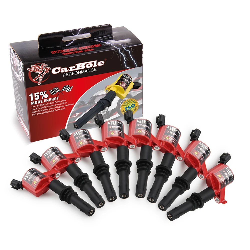 CARBOLE 8 pcs High Performance Ignition Coils For Ford Lincoln MERCURY 4.6 5.4L V8 2004-2008 DG511GH
CARBOLE 8 pcs High Performance Ignition Coils For Ford Lincoln MERCURY 4.6 5.4L V8 2004-2008 DG511GH