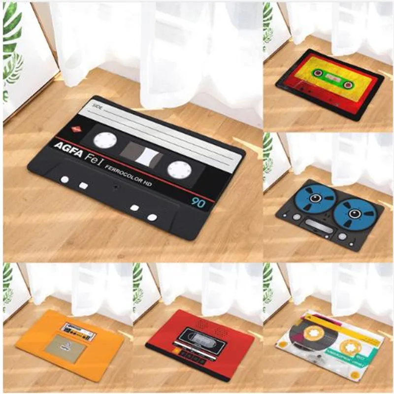 1 pc Retro Entrance Mat Anti-Slip Doormat Cassette Tape Radio Carpets Bedroom Rugs Decorative Stair Mats Home Decor
1 pc Retro Entrance Mat Anti-Slip Doormat Cassette Tape Radio Carpets Bedroom Rugs Decorative Stair Mats Home Decor