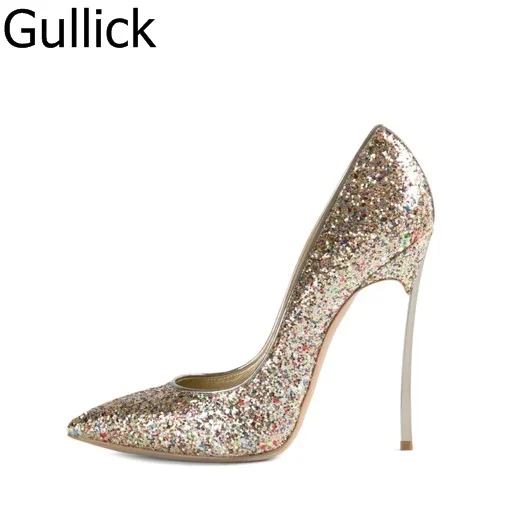 Hot Sale Women Bling Bling Gold Color Pointed Toe Slip On Pumps Summer Fashion Metal Heel 10.5cm Shallow Dress Shoes Free Ship
Hot Sale Women Bling Bling Gold Color Pointed Toe Slip On Pumps Summer Fashion Metal Heel 10.5cm Shallow Dress Shoes Free Ship