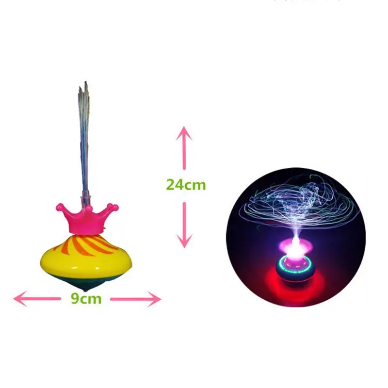 Novelty Light Fiber Spinning Top Laser Music Luminous Music Gyro Light Up Kid Toy
Novelty Light Fiber Spinning Top Laser Music Luminous Music Gyro Light Up Kid Toy