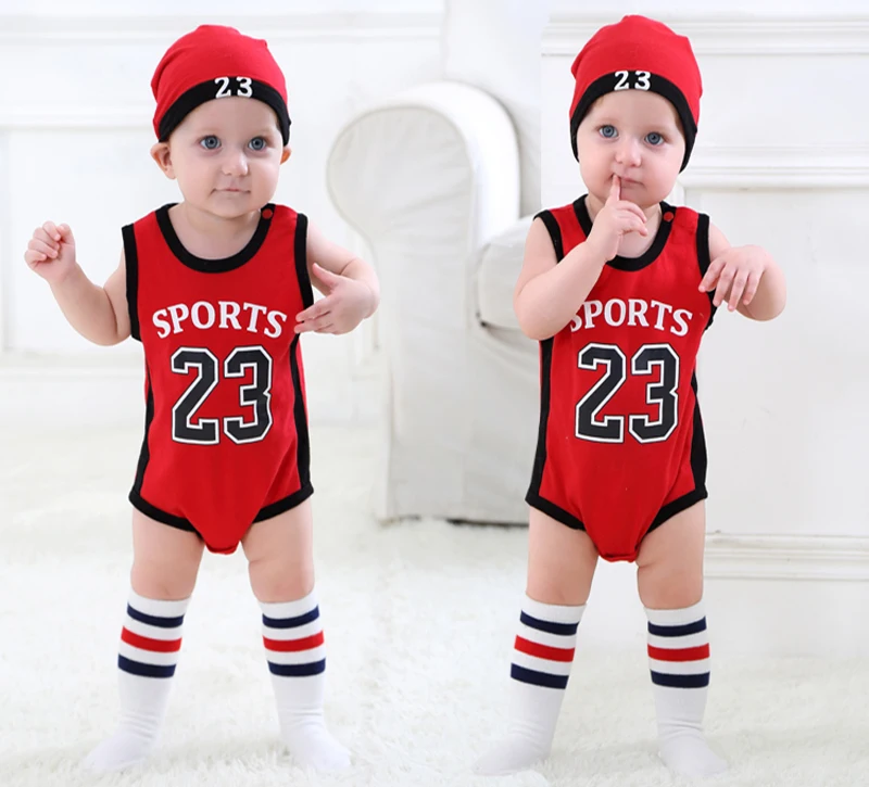 summer boys newborn baby rompers suit sports infant rompers casual basketball children's clothing Suitable 2-18month
summer boys newborn baby rompers suit sports infant rompers casual basketball children's clothing Suitable 2-18month