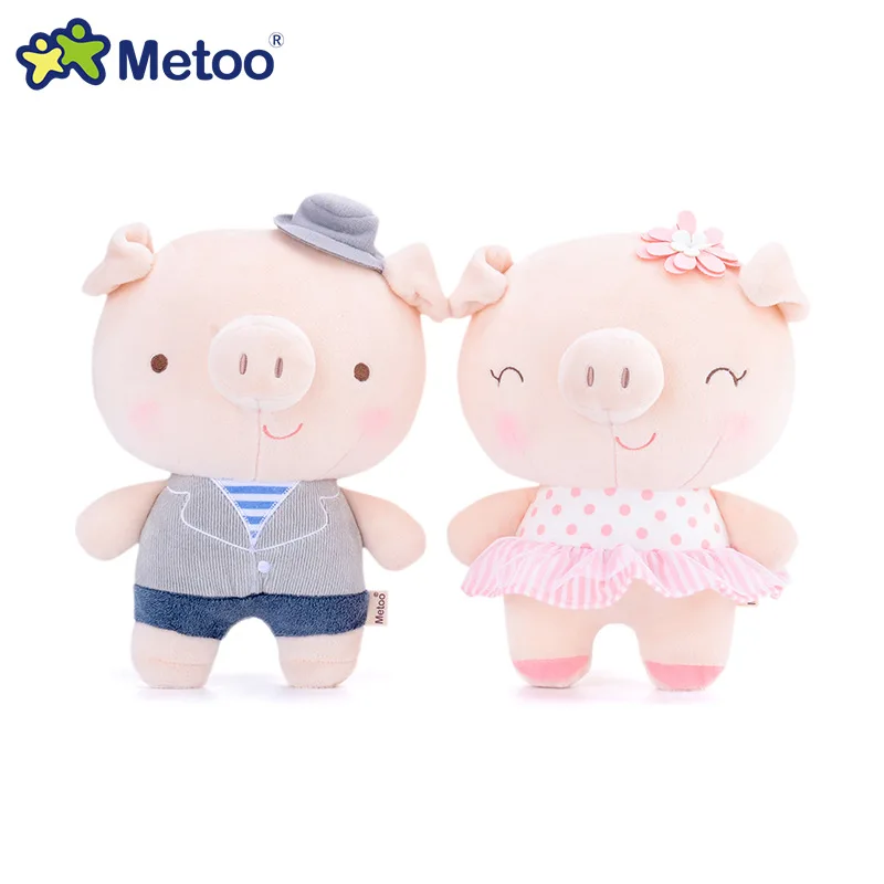 New Cartoon Pig Baby Plush Toys Cute Stuffed Dolls For Girls Boys Kawaii Kids Lovely Company Infants Newborn Year Gifts | Игрушки и