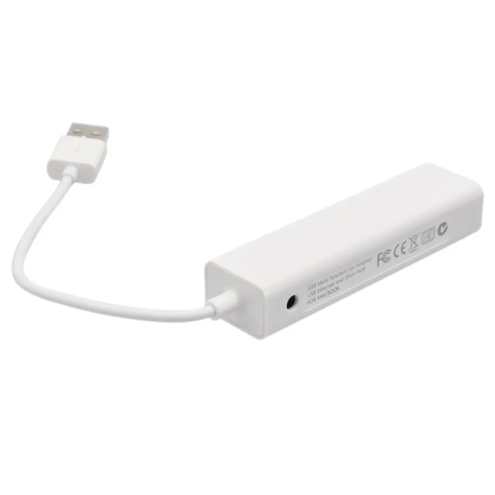 USB 2 0 сетевой концентратор Ethernet RJ45 lan сетевая карта в адаптер для Mac iOS Android PC