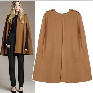 European Style Cashmere Poncho Coat 2021 Autumn Winter New Fashion Woolen Jakcet Female Ladies Loose Wool Blend Cape Overcoat
European Style Cashmere Poncho Coat 2021 Autumn Winter New Fashion Woolen Jakcet Female Ladies Loose Wool Blend Cape Overcoat