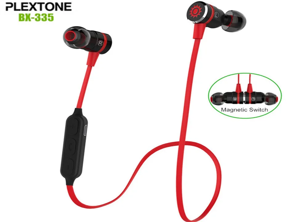 Bluetooth-наушники Plextone BX335 Беспроводные с магнитным переключателем и микрофоном |