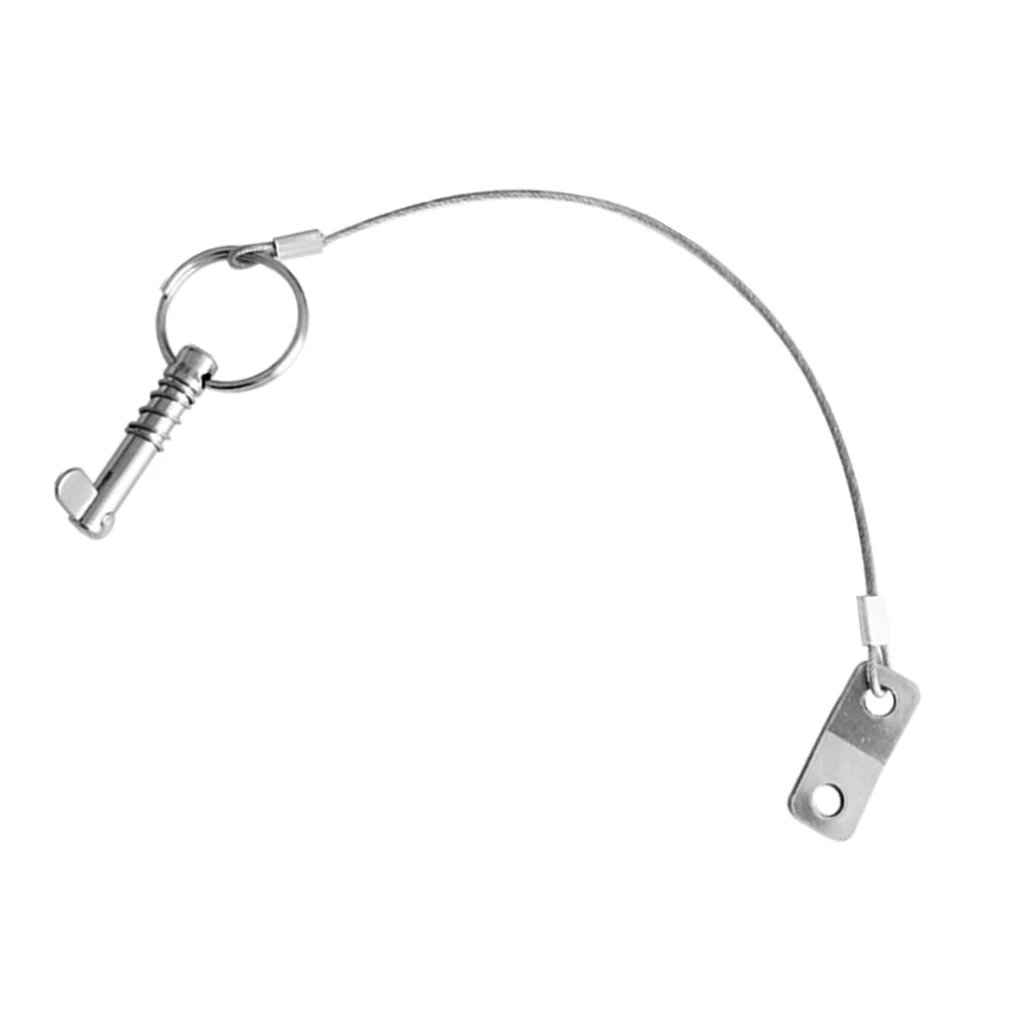 Stainless Steel Quick Release Pin Lanyard Fits Boat Bimini Top Deck Hinge Vehicle Accessories
Stainless Steel Quick Release Pin Lanyard Fits Boat Bimini Top Deck Hinge Vehicle Accessories