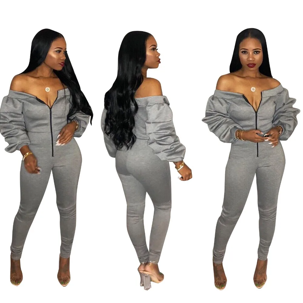 New 2018 Fashion Sexy Women Jumpsuits Solid 3-Colors Full Sleeve Jumpsuits Zipper Slash Neck Bodycon Jumpsuits
New 2018 Fashion Sexy Women Jumpsuits Solid 3-Colors Full Sleeve Jumpsuits Zipper Slash Neck Bodycon Jumpsuits