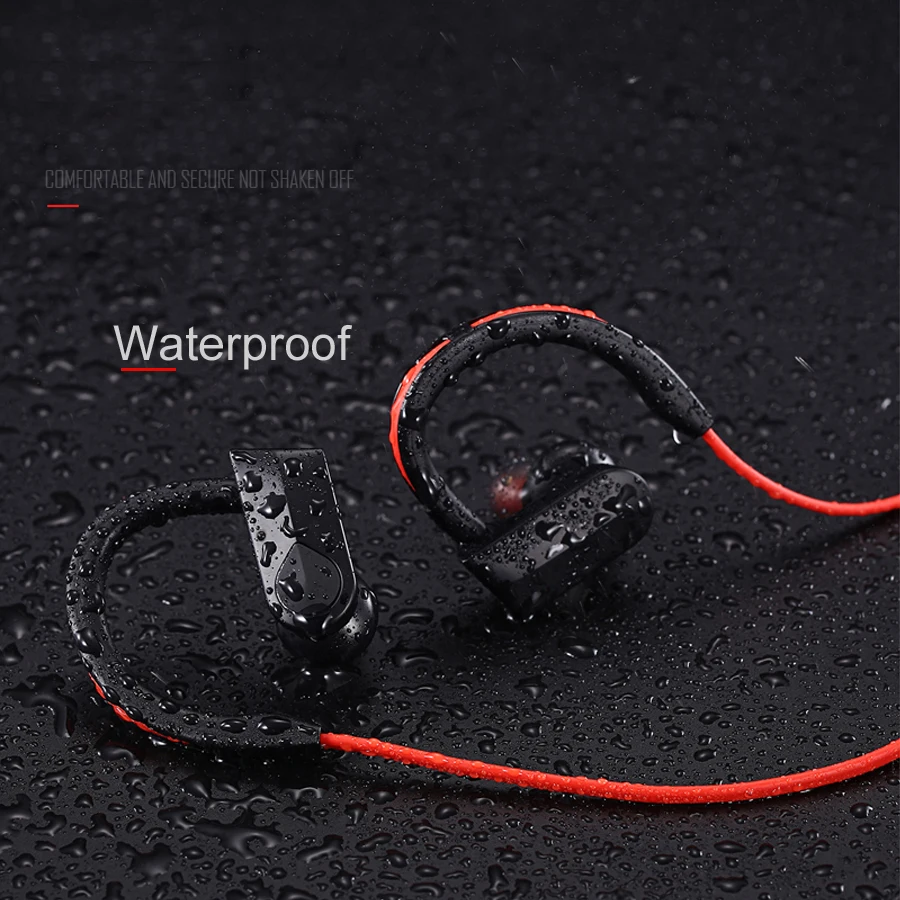 Беспроводные bluetooth наушники спортивные гарнитура с защитой от пота стерео blutooth
