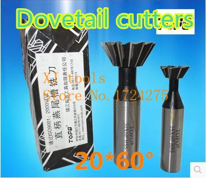 1PCS 20MM*60 degrees high speed steel straight shank dovetail milling cutter, high speed steel straight shank milling cutter
1PCS 20MM*60 degrees high speed steel straight shank dovetail milling cutter, high speed steel straight shank milling cutter