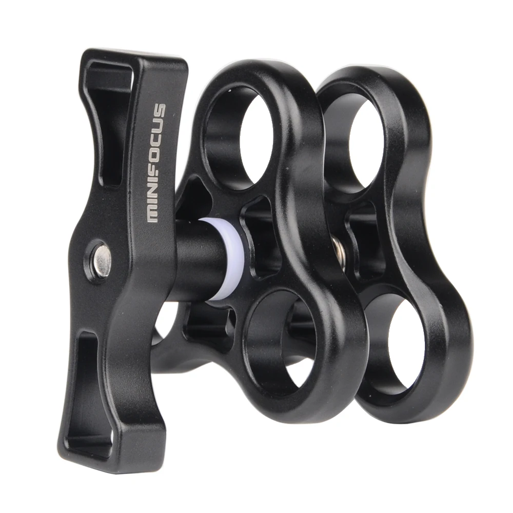MINIFOCUS Diving ball fixture Aluminum Lights Arm Ball Butterfly Clip Arm Triple Clamp Mount Like Ball Base Adapter
MINIFOCUS Diving ball fixture Aluminum Lights Arm Ball Butterfly Clip Arm Triple Clamp Mount Like Ball Base Adapter
