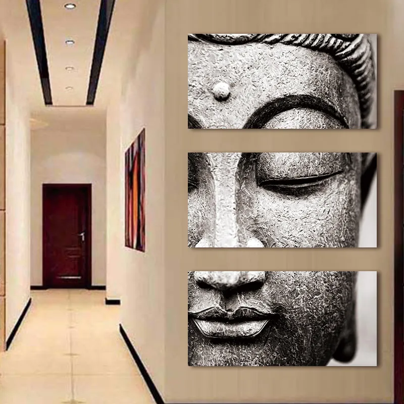 BANMU Frameless Gray 3 Panel Modern Large Oil Style Buddha Wall Art Print on Canvas Home Living Room Decorations Wall Art
BANMU Frameless Gray 3 Panel Modern Large Oil Style Buddha Wall Art Print on Canvas Home Living Room Decorations Wall Art