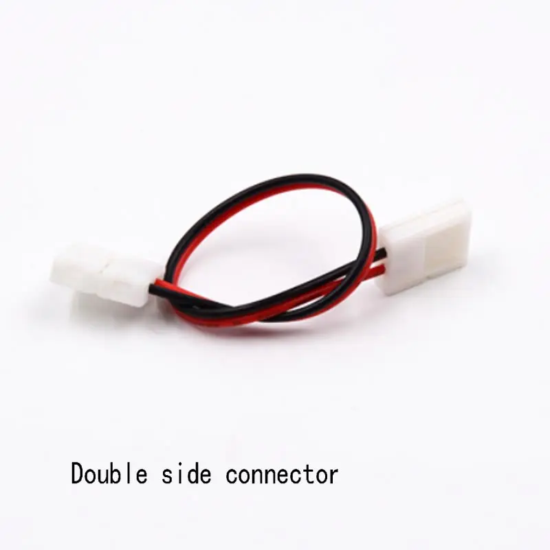 5 шт./лот Бесплатная пайка PCB кабель 2 Pin светодиодные ленты разъемы для 8 мм ширина