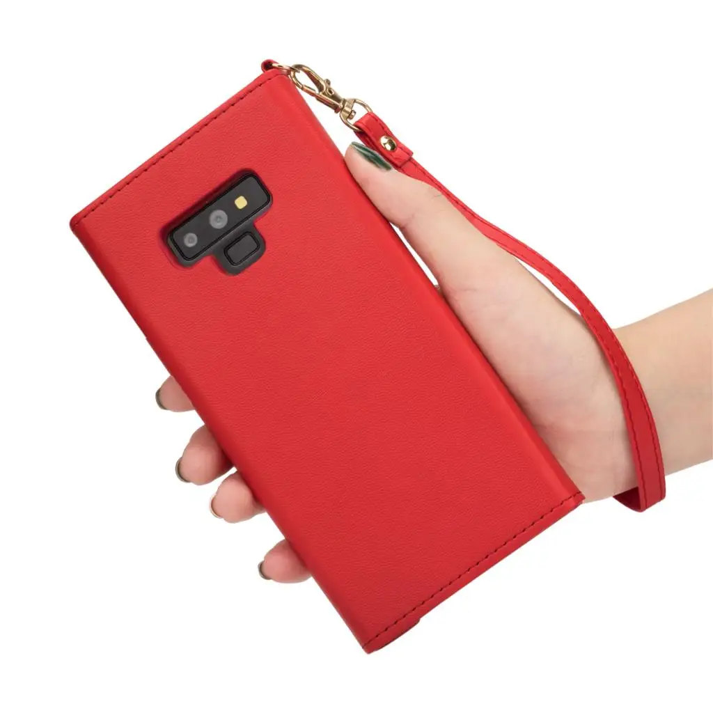 Чехол-книжка кожаный для Samsung S20 Ultra Note 10 Plus 9 8 S9 S8 S10 S10E | Мобильные телефоны и