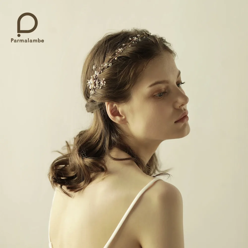 Parmalambe Floral Charm Rhinestone Pearl With Gold Ribbon Bridal Hairpieces Handmade Bridal Headpieces Wedding Hair Accessories
Parmalambe Floral Charm Rhinestone Pearl With Gold Ribbon Bridal Hairpieces Handmade Bridal Headpieces Wedding Hair Accessories