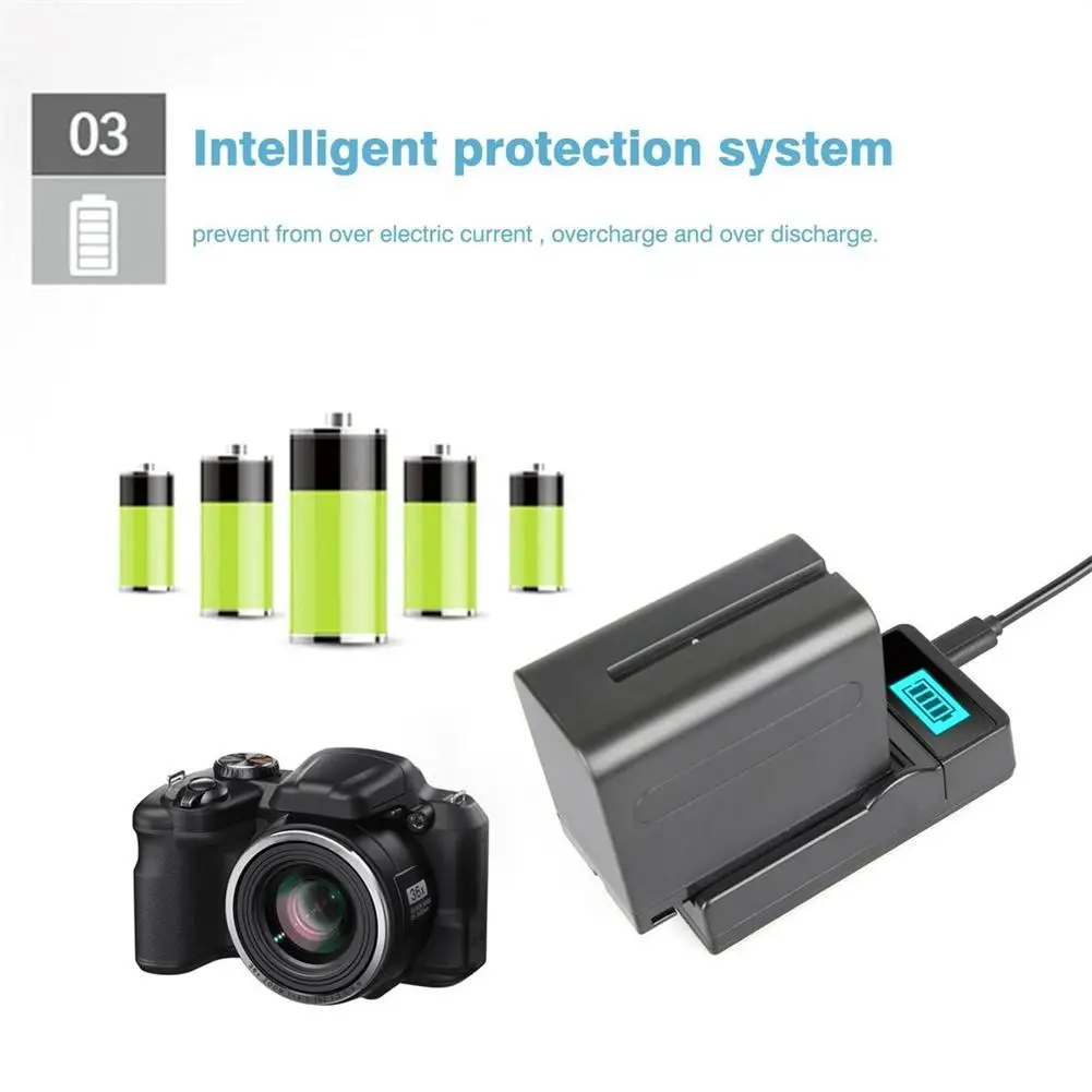 2PCS NP-F960/970 Fully Decoded 6600mAh Lithium Battery Pack and USB Cable Single Camera Battery Charger with LCD Display Screen
2PCS NP-F960/970 Fully Decoded 6600mAh Lithium Battery Pack and USB Cable Single Camera Battery Charger with LCD Display Screen