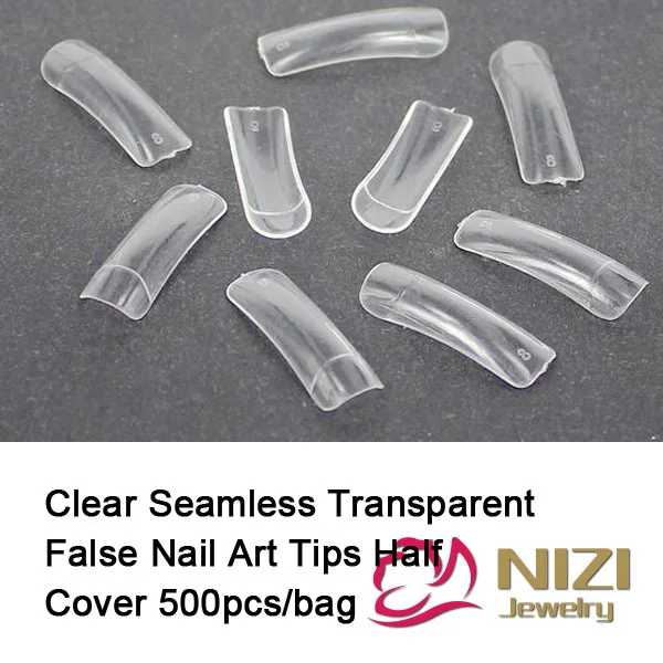 False Nails Tips 10 Sizes 500pcs Plastic Half Nail Tips Clear Seamless Transparent Fake Nails DIY Women Nail Art Manicure Tools
False Nails Tips 10 Sizes 500pcs Plastic Half Nail Tips Clear Seamless Transparent Fake Nails DIY Women Nail Art Manicure Tools