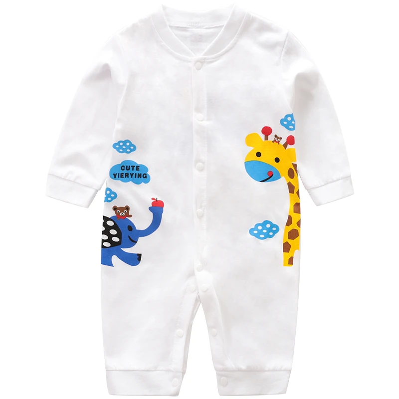 YiErYing Newborn Romper Cotton infant roupa Cute Animals printing Summer Long Sleeve Kids Jumpsuit Baby Boy Girl Clothes
YiErYing Newborn Romper Cotton infant roupa Cute Animals printing Summer Long Sleeve Kids Jumpsuit Baby Boy Girl Clothes