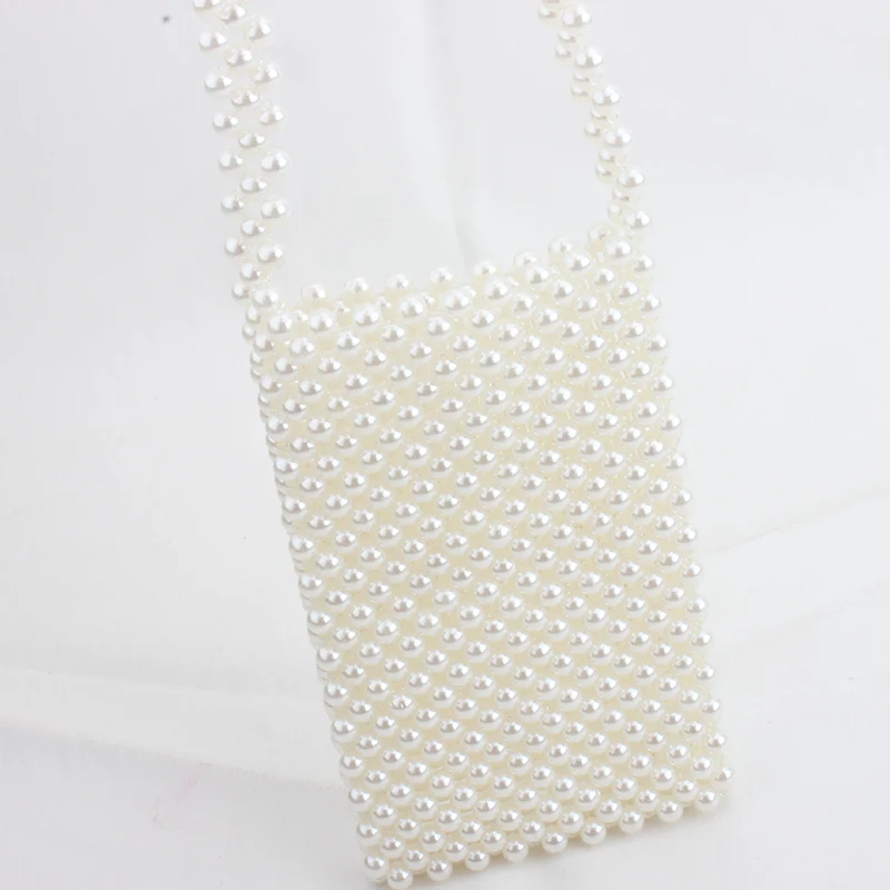 Fashion Women Pearl Bag Purses Messenger Bag Evening Party Handbag Mini Phone Bag Vintage Handmade Beaded Shoulder bag For Women
Fashion Women Pearl Bag Purses Messenger Bag Evening Party Handbag Mini Phone Bag Vintage Handmade Beaded Shoulder bag For Women