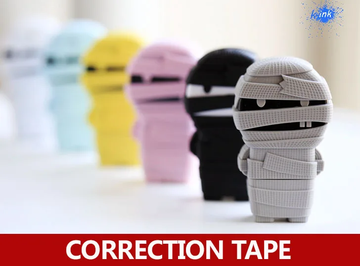 Cute cartoon mummy correction tape , creative funny mummy correction tape for kids to correct mistake in school
Cute cartoon mummy correction tape , creative funny mummy correction tape for kids to correct mistake in school