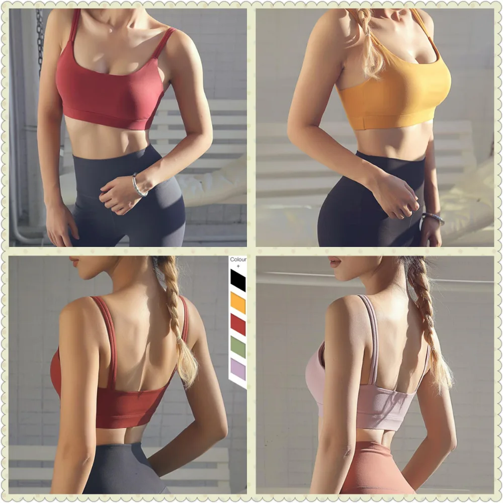 2019 New girls sports bra yoga seamless fitness tank tops padded for women double strap gym running training sports wear support
2019 New girls sports bra yoga seamless fitness tank tops padded for women double strap gym running training sports wear support