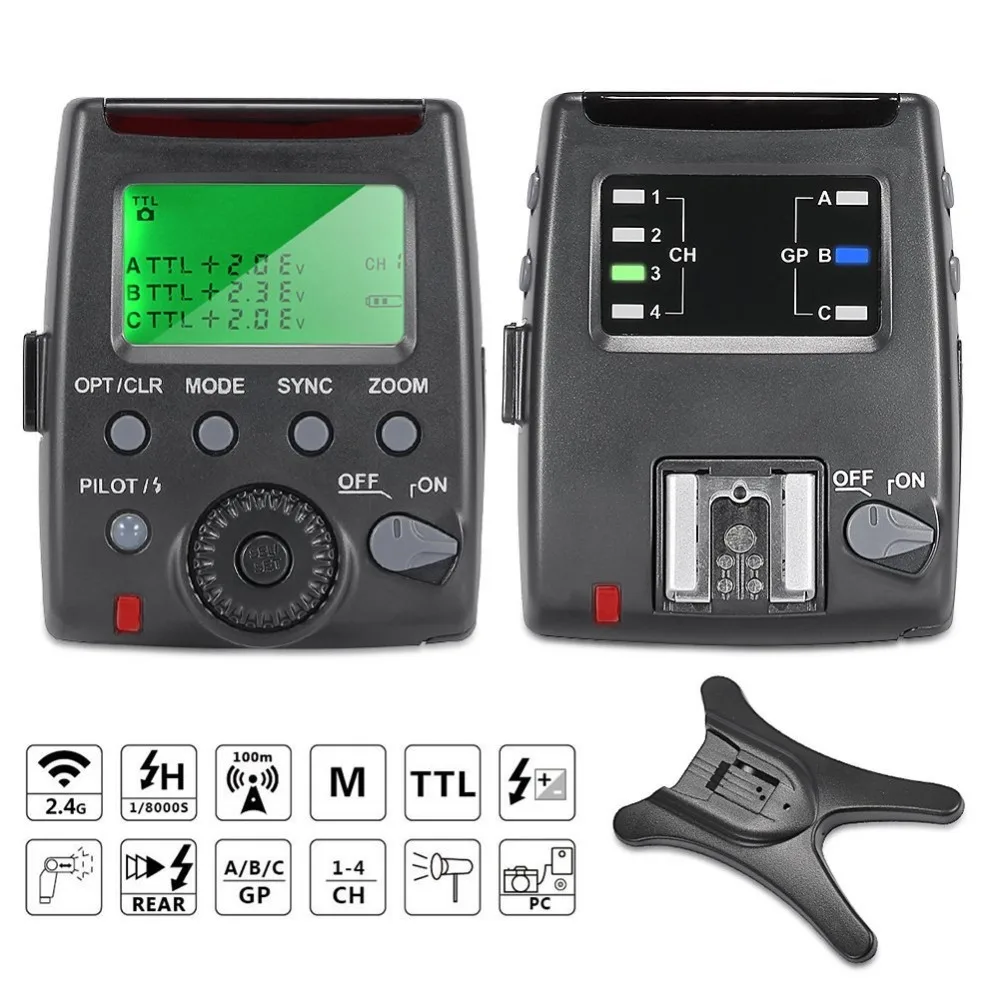 Meike GT-600C E-TTL 1/8000s HSS 2,4G беспроводной триггер вспышки для Canon 700D 650D 600D 550D 7D 6D 5DII 60D 50D
Meike GT-600C E-TTL 1/8000s HSS 2,4G беспроводной триггер вспышки для Canon 700D 650D 600D 550D 7D 6D 5DII 60D 50D