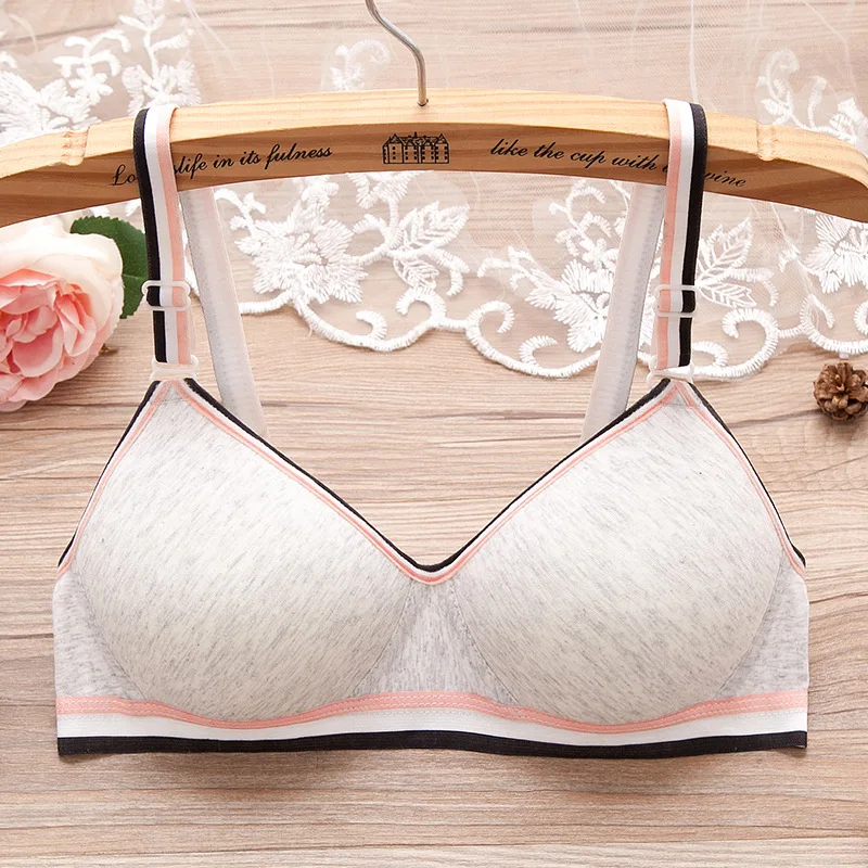wireless pure cotton training bra for teen girls kid solid yoga sport underwear for teenager thin cup bra top12-18Y
wireless pure cotton training bra for teen girls kid solid yoga sport underwear for teenager thin cup bra top12-18Y