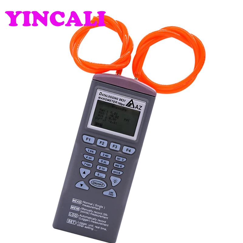 Fast Shipping High Precision Datalogging Digital Manometer AZ9631 Intelligent Differential Pressure Datalogger Range 100 psi
Fast Shipping High Precision Datalogging Digital Manometer AZ9631 Intelligent Differential Pressure Datalogger Range 100 psi