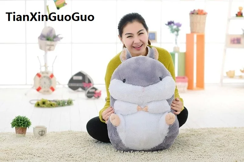 cartoon fat gray hamster plush toy soft doll large 55cm hugging pillow birthday gift w2930
cartoon fat gray hamster plush toy soft doll large 55cm hugging pillow birthday gift w2930