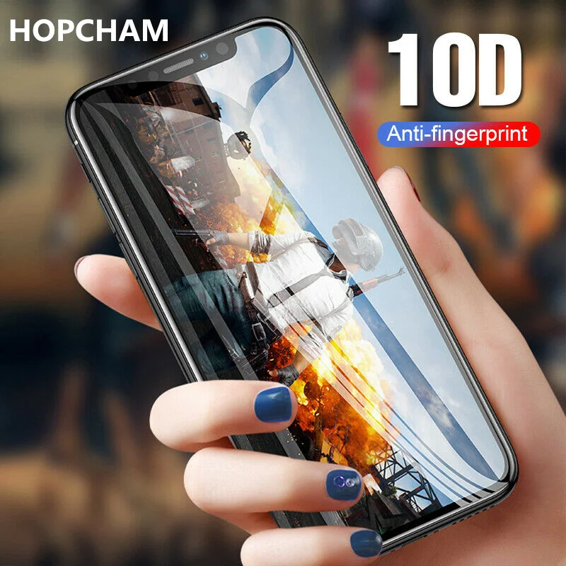 10D полное Переднее стекло для iPhone XS Max XR X 8 7 6 6S Plus защита экрана закаленное + задняя