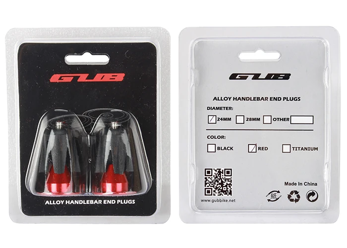 2016 Newest GUB C03 CNC Alloy handlebar plug ends for diamater 22-24mm used | Спорт и