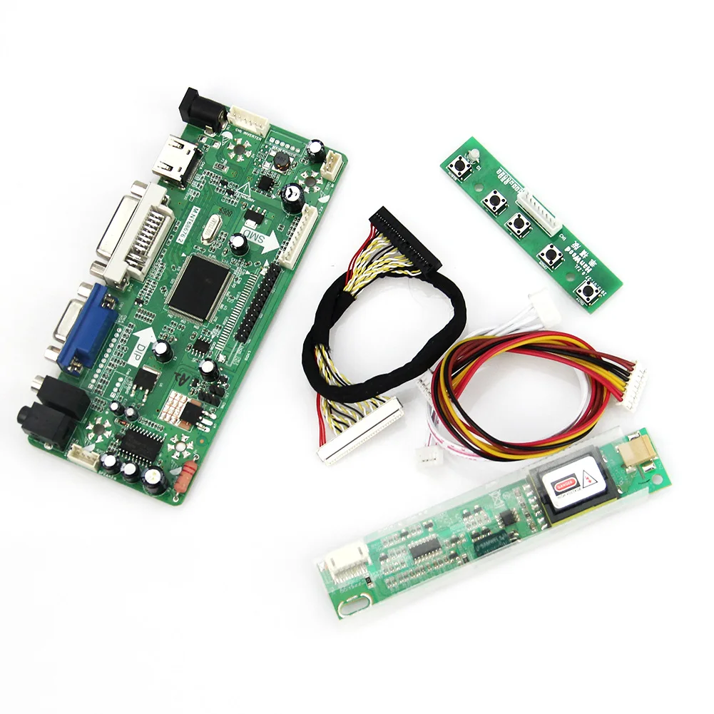 M. NT68676 LCD/LED плата драйвера контроллера (HDMI + VGA DVI аудио) для B141EW04 V4 QD14TL02 1280x800 LVDS