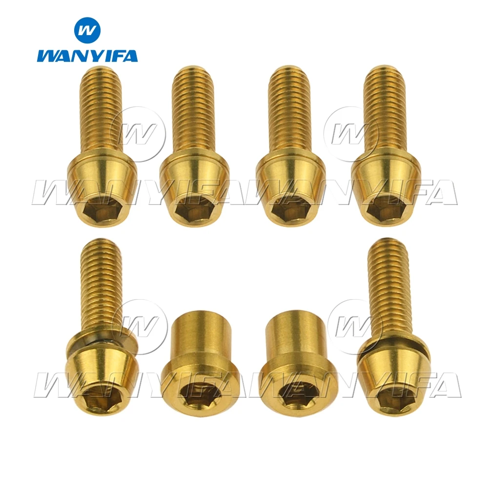 Wanyifa Titanium Bolts M5x16 18mm Lock On Stem Lock Screw for 3T ARX LTD Mountain/Road Bike Ti Screws Upgrade Kit
Wanyifa Titanium Bolts M5x16 18mm Lock On Stem Lock Screw for 3T ARX LTD Mountain/Road Bike Ti Screws Upgrade Kit