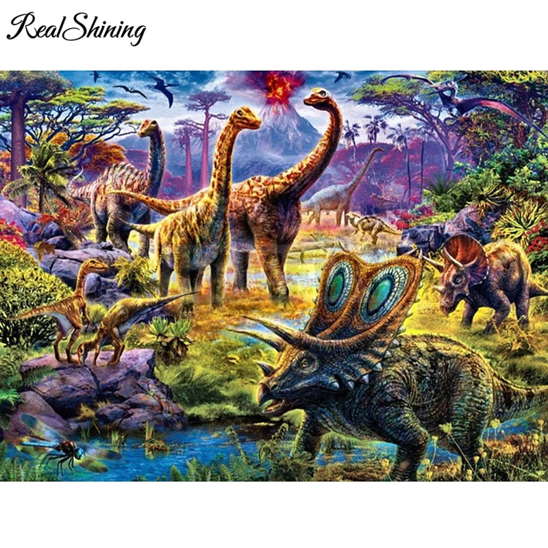 REALSHINING 5d,Diamond painting full square Dinosaur Dragon pictures cross stitch mosaic Diamond beads Embroidery FS2122
REALSHINING 5d,Diamond painting full square Dinosaur Dragon pictures cross stitch mosaic Diamond beads Embroidery FS2122