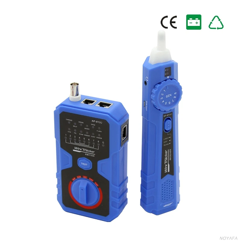 NEW ! NOYAFA Cable tester wiremap for RJ45 , Cable length tester with new design .
NEW ! NOYAFA Cable tester wiremap for RJ45 , Cable length tester with new design .