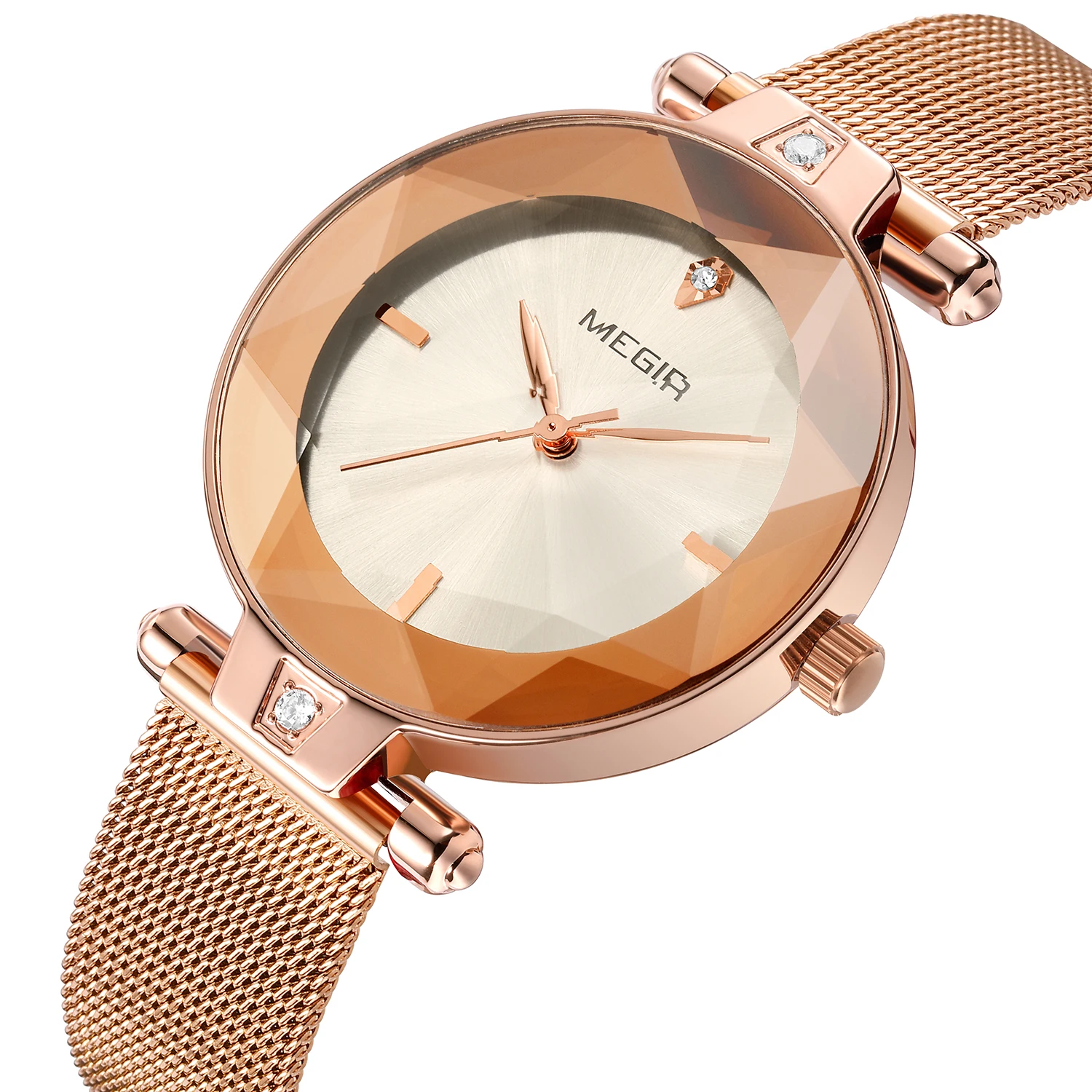 Fashion Megir Top Brand Luxury Women Reloj Mujer Blue Stainless Steel Mesh Band Elegant Lady Watch Bracelet Clock Zegarek Damski
Fashion Megir Top Brand Luxury Women Reloj Mujer Blue Stainless Steel Mesh Band Elegant Lady Watch Bracelet Clock Zegarek Damski