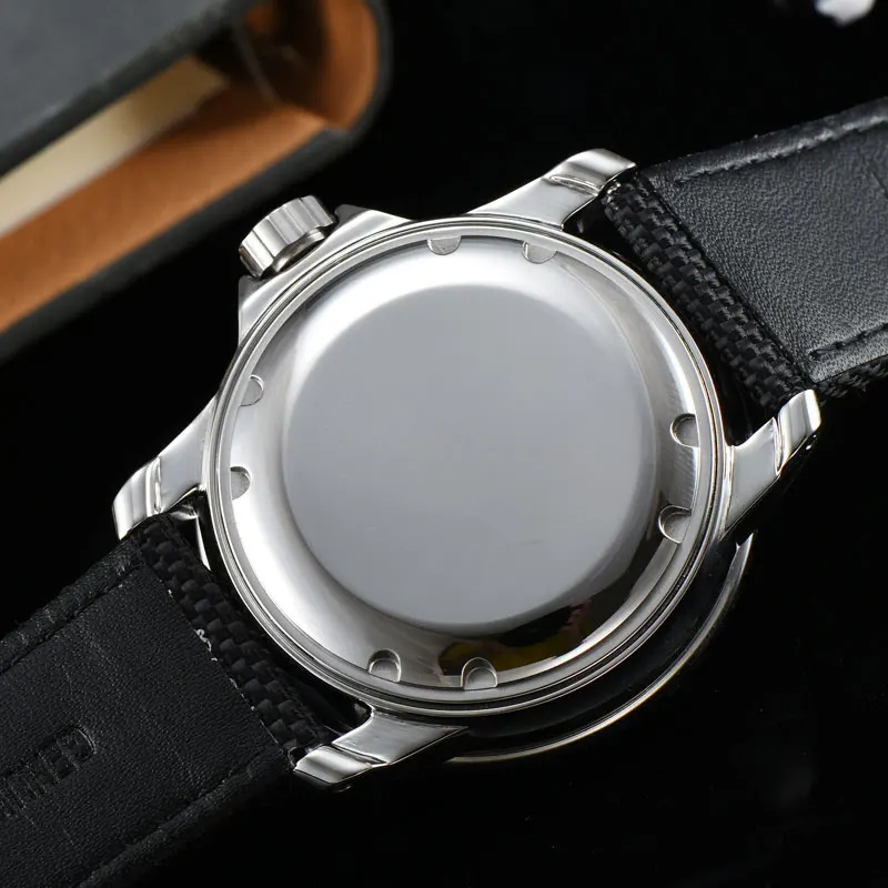 45mm CORGEUT black dial super luminous SUB Rotating bezel mechanical Automatic mens watch
45mm CORGEUT black dial super luminous SUB Rotating bezel mechanical Automatic mens watch
