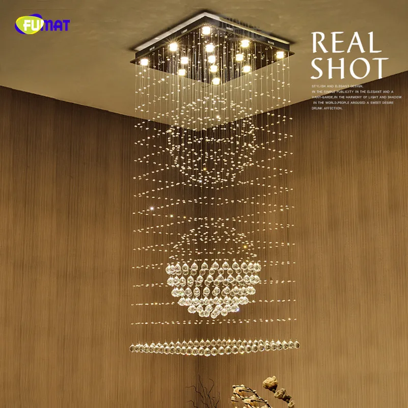 FUMAT Modern Square Long K9 Crystal Stainess Steel LED Ceiling Lamp Luxury Stairs Room Lights For Dining Room Foyer Kitchen Lamp
FUMAT Modern Square Long K9 Crystal Stainess Steel LED Ceiling Lamp Luxury Stairs Room Lights For Dining Room Foyer Kitchen Lamp