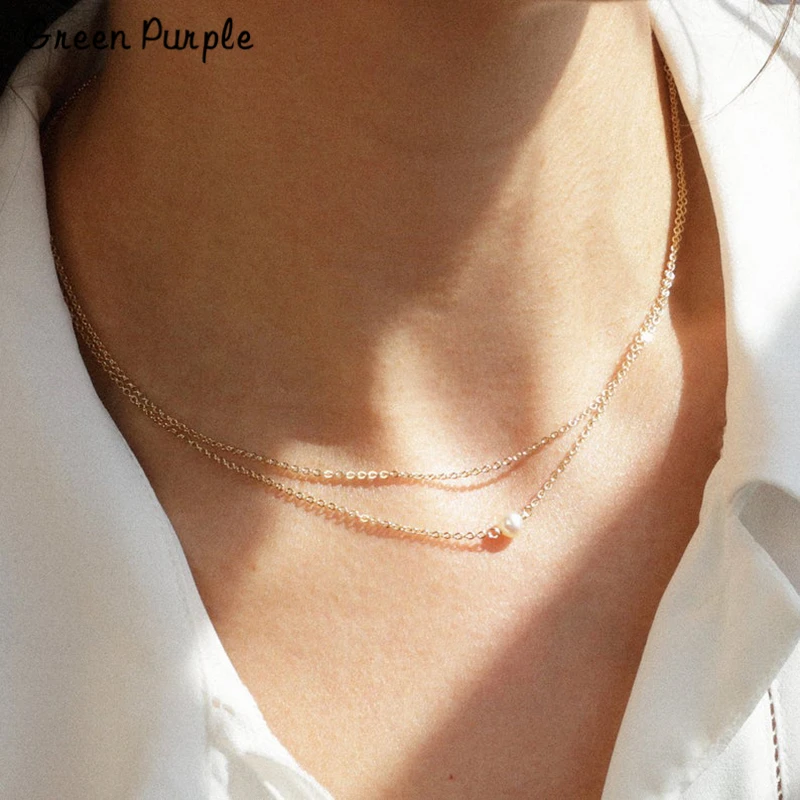 Layered Necklace Handmade Natural Pearl Pendants Gold Wrap Jewelry Chocker Colares Collier Femme Bohemian Kolye Necklace
Layered Necklace Handmade Natural Pearl Pendants Gold Wrap Jewelry Chocker Colares Collier Femme Bohemian Kolye Necklace