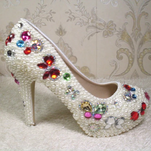 Gorgeous Ivory Bridal Dress High Heels Lady Evening Prom Crystal Shoes Wedding Anniversary Gifts Wedding Party Shoes
Gorgeous Ivory Bridal Dress High Heels Lady Evening Prom Crystal Shoes Wedding Anniversary Gifts Wedding Party Shoes