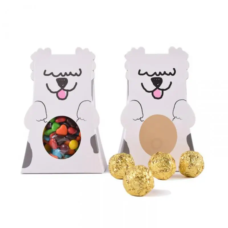50pcs Cute Shepherd Dog Pets Gift Box Candy Folding Paper Packaging Return Sweet Wedding Candy Boxes Dessert Baking Package Bags
50pcs Cute Shepherd Dog Pets Gift Box Candy Folding Paper Packaging Return Sweet Wedding Candy Boxes Dessert Baking Package Bags