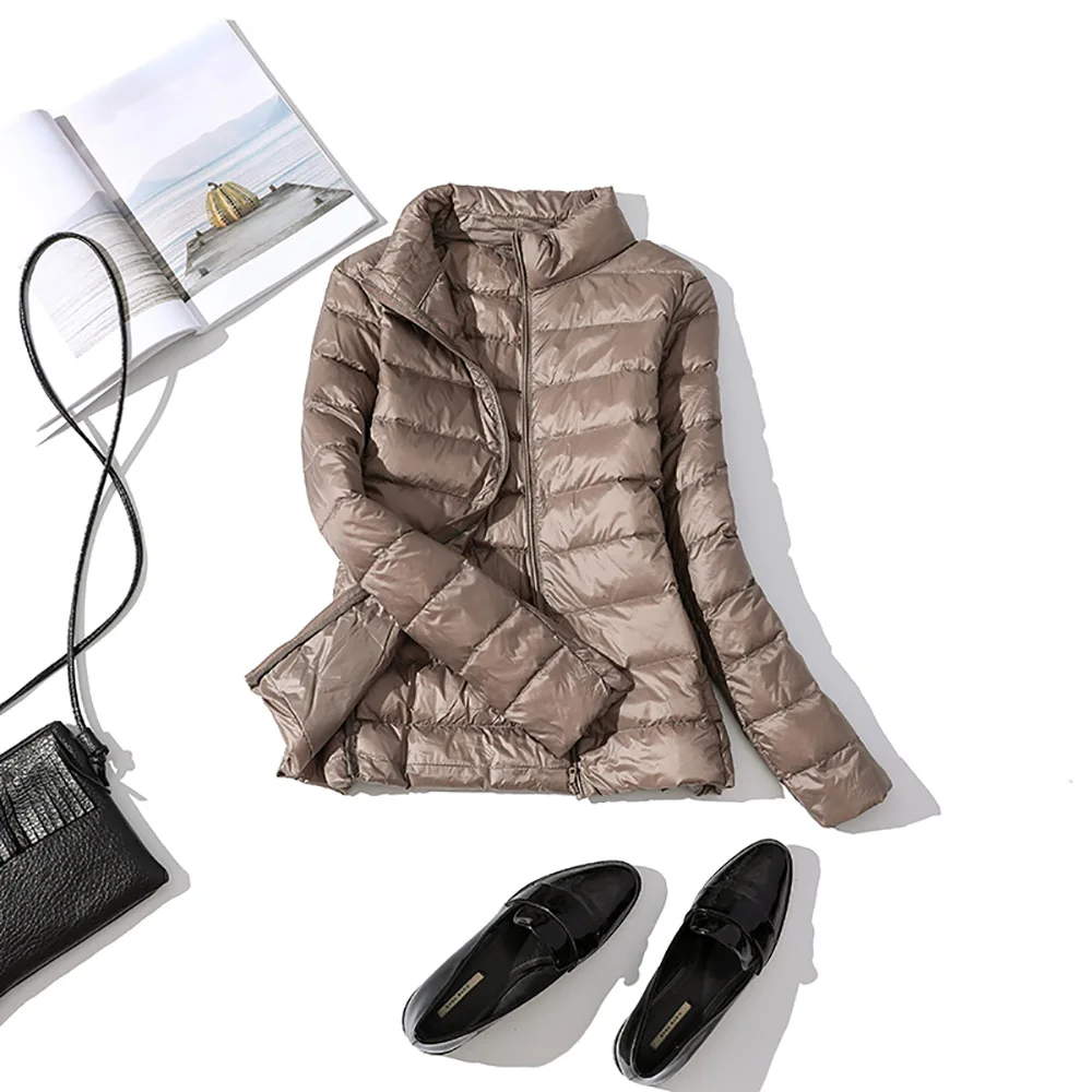 Winter UltraLight Down Jacket Women Windproof Warm Women's Lightweight Packable Down Coat Plus Size Autumn Casual Slim Parkas
Winter UltraLight Down Jacket Women Windproof Warm Women's Lightweight Packable Down Coat Plus Size Autumn Casual Slim Parkas