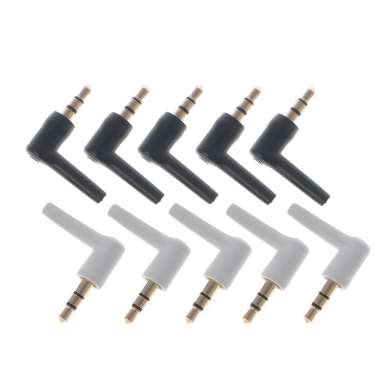10Pcs Gold 3 Pole 4 Pole 3.5mm 90 Degree Male Stereo Headphone Mini Jack Plug Audio
10Pcs Gold 3 Pole 4 Pole 3.5mm 90 Degree Male Stereo Headphone Mini Jack Plug Audio