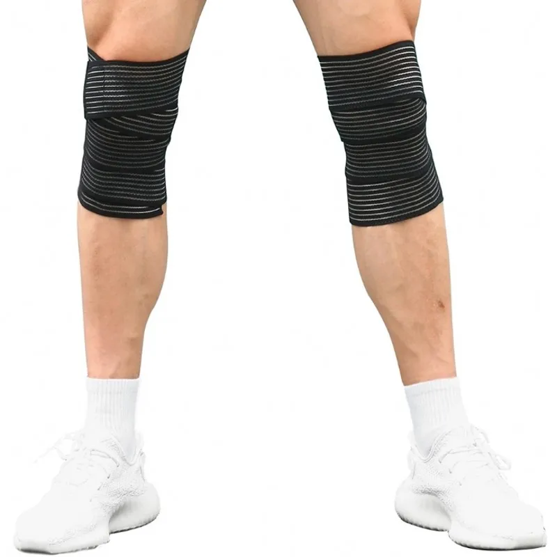 

Fitness Pressurized Winding Bandage Kneecap Knee Lifting Elastic Knee Elbow Wrist Ankle Bondage Belt Gym Brace Tape Elastic Band