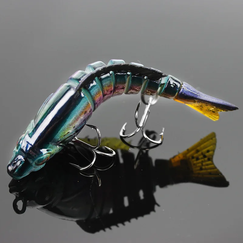 Fishing Lure Swimbait 8 Segment Artificial Jointed Lures Hard Bait Soft Tails 8.3cm/12g Bass Catch
Fishing Lure Swimbait 8 Segment Artificial Jointed Lures Hard Bait Soft Tails 8.3cm/12g Bass Catch