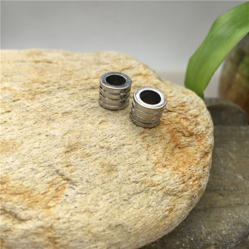 6mm Big Hole 316l Stainless Steel Cylinder European Charm Metal Spacer Beads for Leather Bracelet Jewelry Making Wholesale
6mm Big Hole 316l Stainless Steel Cylinder European Charm Metal Spacer Beads for Leather Bracelet Jewelry Making Wholesale