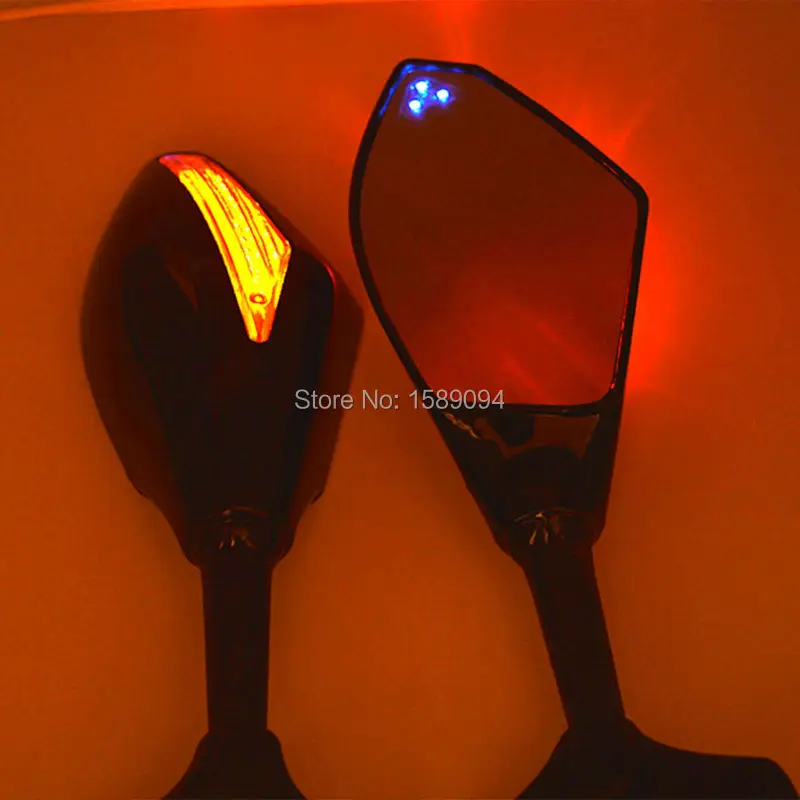 3 Blue Point Dual LED Motorcycle Integrated LED Turn Signal Rearview Side Mirror For Honda CBR 600 F4i 929 954RR F1 F2 Hurricane
3 Blue Point Dual LED Motorcycle Integrated LED Turn Signal Rearview Side Mirror For Honda CBR 600 F4i 929 954RR F1 F2 Hurricane