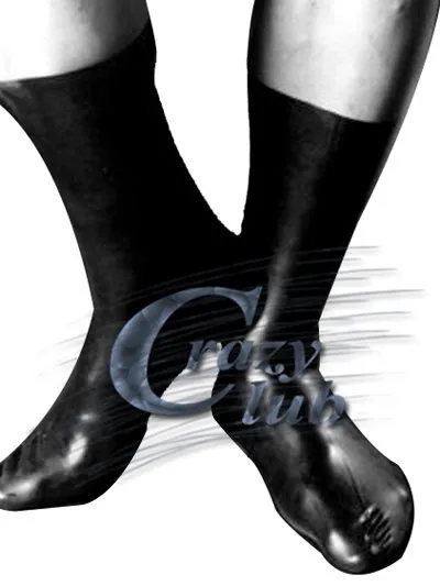 Crazy club_New arrival Sexy 100% Natural Latex Handmade Sock and black stockings Latex Fetish Male ankle sock big size men sock
Crazy club_New arrival Sexy 100% Natural Latex Handmade Sock and black stockings Latex Fetish Male ankle sock big size men sock