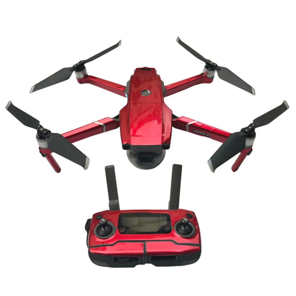 Для DJI Mavic 2 Skin водонепроницаемый Флюоресцентный стикер на тело батарейка пульт